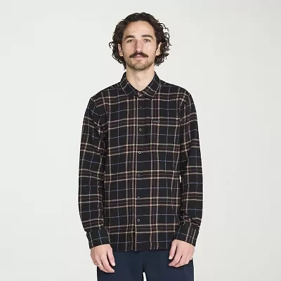 VOLCOM Mens Long Sleeve Regular Fit Flannel Shirt