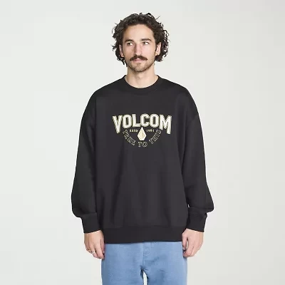 VOLCOM Mens Crew Neck Long Sleeve Sweatshirt