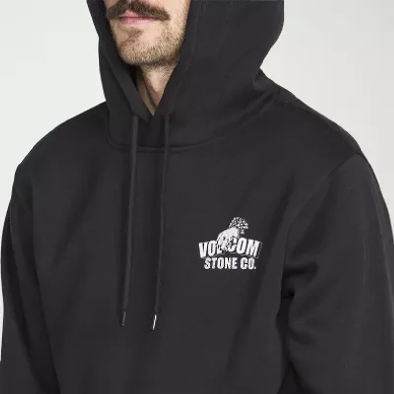 VOLCOM Mens Long Sleeve Fleece Hoodie