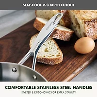 GreenPan Valencia Pro Stainless Steel Uncoated 10-pc. Cookware Set