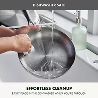 GreenPan Valencia Pro Stainless Steel Uncoated 2-Piece Frypan Set