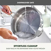 GreenPan Valencia Pro Stainless Steel Uncoated 5-qt. Sauté Pan with Lid