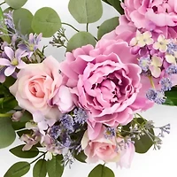 Linden Street Tulip And Lilac Wreath