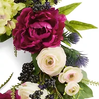 Linden Street Rose Garden Wreath