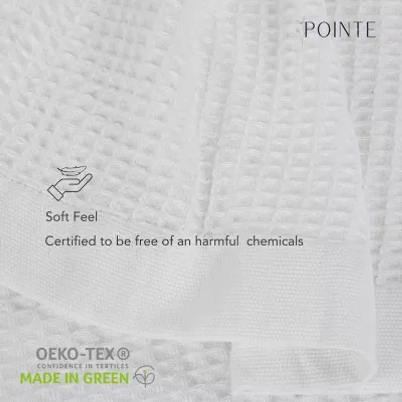 Pointehaven Cotton Waffle Luxury Sized Midweight Blanket