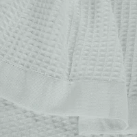 Pointehaven Cotton Waffle Luxury Sized Midweight Blanket