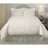 Pointehaven Long Staple Cotton Oversized Sateen 3-pc. Duvet Cover Set