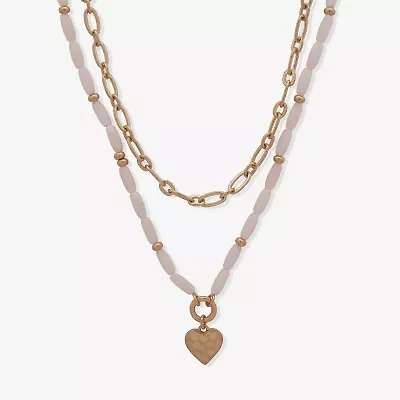 a.n.a Gold Tone Womens 20 Inch Y Necklace