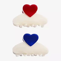 Arizona Heart 2-pc. Hair Clip