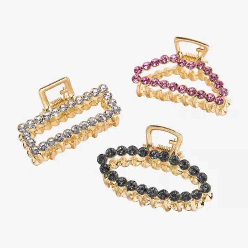 Bijoux Bar Gold Tone 3-pc. Hair Clip