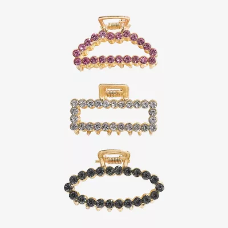 Bijoux Bar Gold Tone 3-pc. Hair Clip