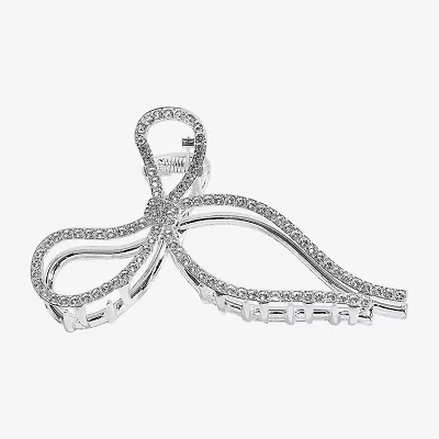 Bijoux Bar Silver Tone Bow Hair Clip
