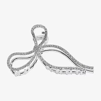 Bijoux Bar Silver Tone Bow Hair Clip