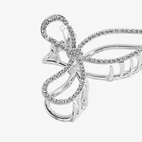 Bijoux Bar Silver Tone Bow Hair Clip