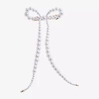 Bijoux Bar Bow White Barrette