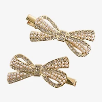Bijoux Bar Bow 2-pc. Hair Clip