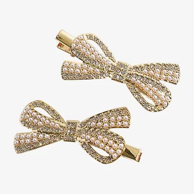 Bijoux Bar Bow 2-pc. Hair Clip