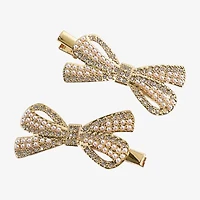 Bijoux Bar Bow 2-pc. Hair Clip