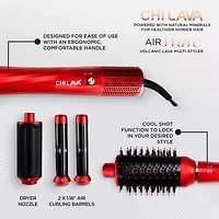 CHI Lava Air Wave Red Collection 5-pc. Multi-Styler
