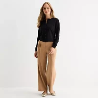 Liz Claiborne Womens Long Sleeve Tall Cardigan