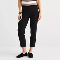 Liz Claiborne Womens Tall Ankle Mid Rise Pant
