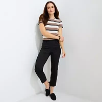 Liz Claiborne Womens Tall Ankle Mid Rise Pant