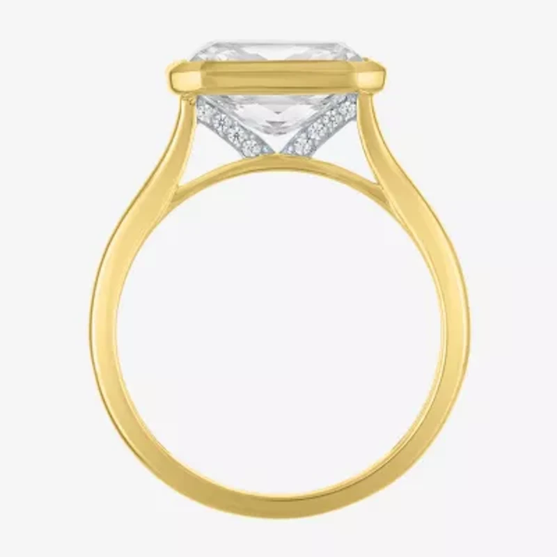 E-F / Vs1-Vs2 Womens 3 CT. T.W. Lab Grown White Diamond 14K Gold Solitaire Engagement Ring