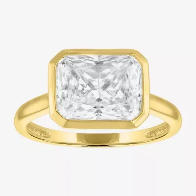 E-F / Vs1-Vs2 Womens 3 CT. T.W. Lab Grown White Diamond 14K Gold Solitaire Engagement Ring