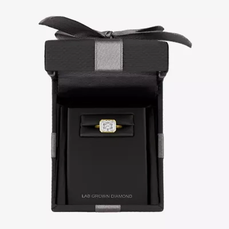 E-F / Vs1-Vs2 Womens 3 CT. T.W. Lab Grown White Diamond 14K Gold Solitaire Engagement Ring