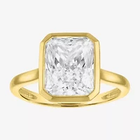 E-F / Vs1-Vs2 Womens 3 CT. T.W. Lab Grown White Diamond 14K Gold Solitaire Engagement Ring