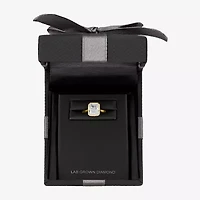 E-F / Vs1-Vs2 Womens 3 CT. T.W. Lab Grown White Diamond 14K Gold Solitaire Engagement Ring