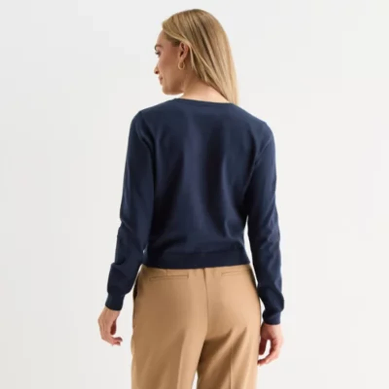 Liz Claiborne Womens Petite Cardigan