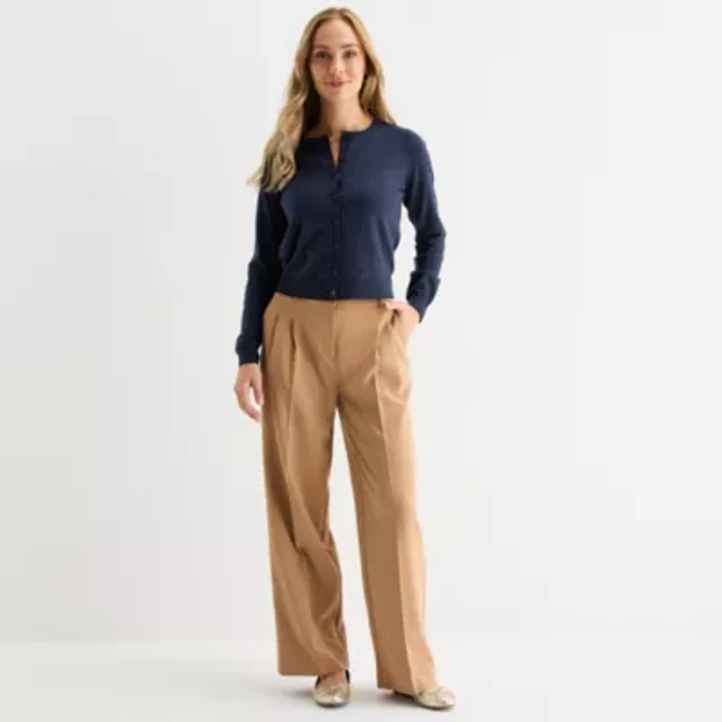 Liz Claiborne Womens Petite Cardigan