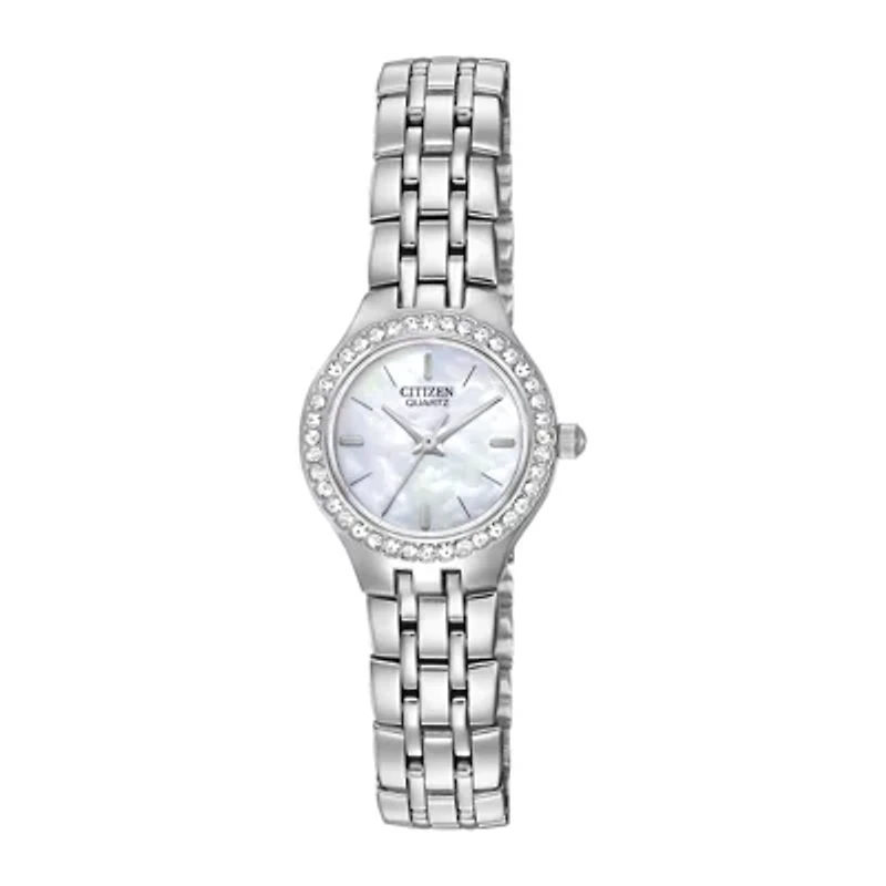 Citizen® Womens Crystal-Accent Bracelet Watch EJ6040-51D