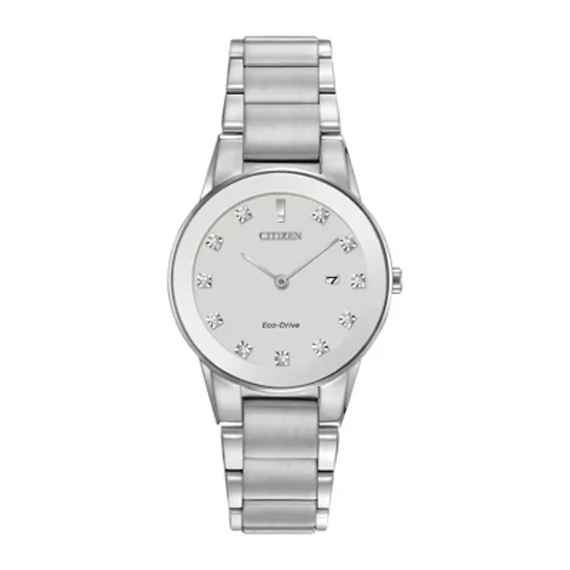 Citizen® Eco-Drive® Axiom Womens Diamond-Accent Bracelet Watch GA1050-51B