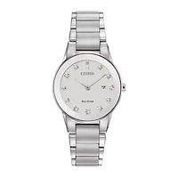 Citizen® Eco-Drive® Axiom Womens Diamond-Accent Bracelet Watch GA1050-51B