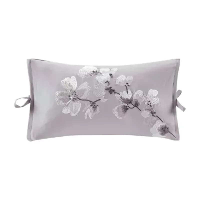 N Natori Sakura Blossom 12X20 Rectangular Throw Pillow