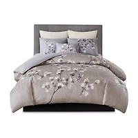 N Natori Sakura Blossom 3-pc. Duvet Cover Set