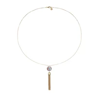 Monet Jewelry Womens Pink 32 Inch Pendant Necklace