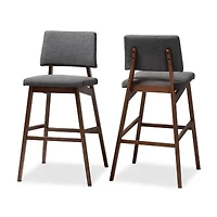Colton 2-pc. Counter Height Upholstered Bar Stool