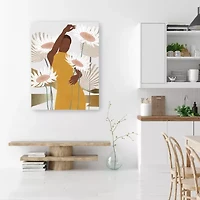 18X24 Sun Kissed Woman Canvas Wall Art
