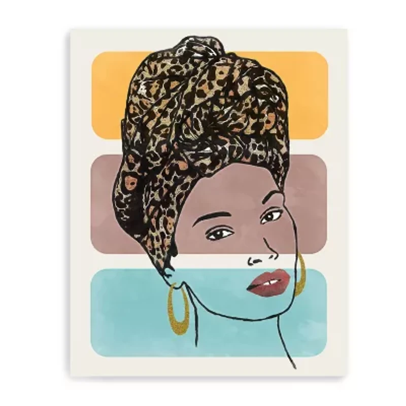 16X20 Head Wrap Giclee Canvas Wall Art