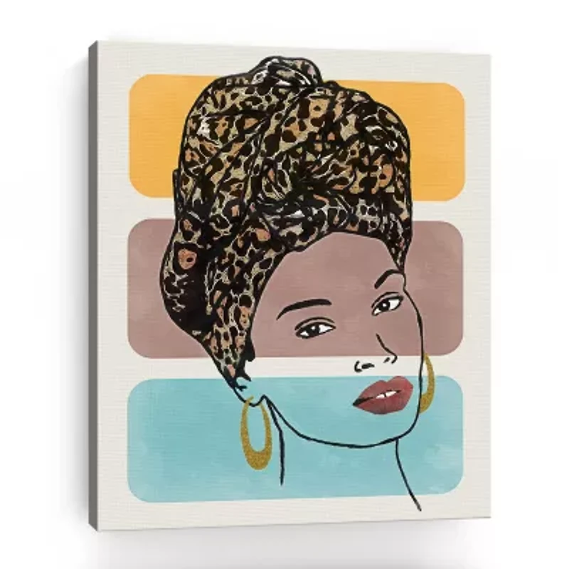 16X20 Head Wrap Giclee Canvas Wall Art