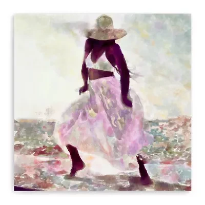 20X20 Colorful Dance Canvas Wall  Art