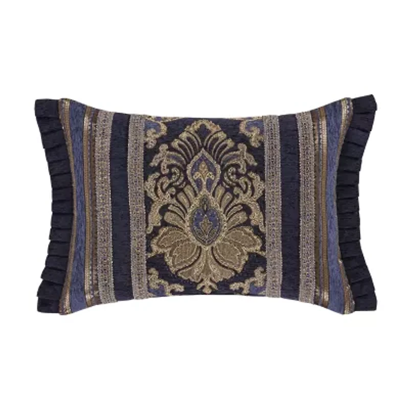 Five Queens Court Woodstock Rectangular Throw Pillow