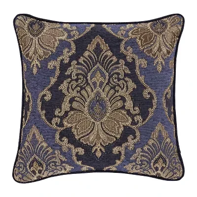 Five Queens Court Woodstock Square Throw Pillow