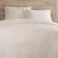 Vue Lark Solid 3pc Cotton Duvet Set