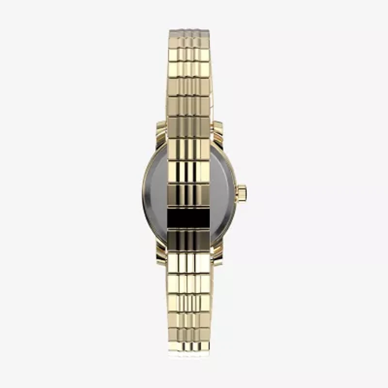 Timex Main Street Womens Gold Tone Stainless Steel Expansion Watch Tw2w70100jt