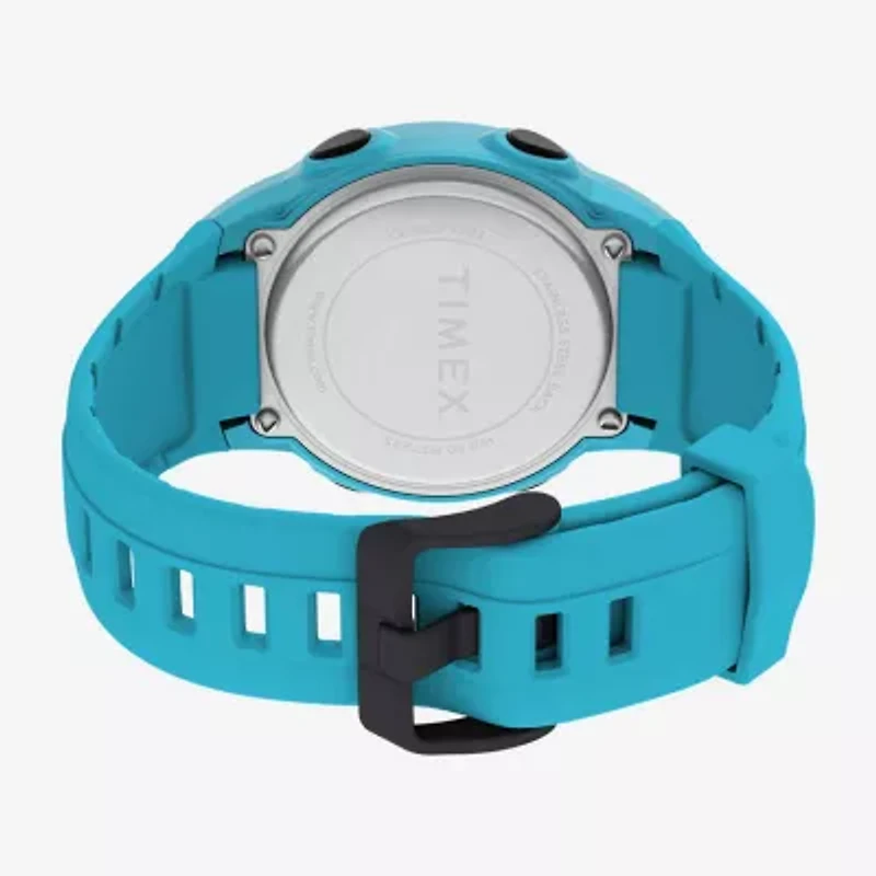 Timex Sport Mens Chronograph Blue Strap Watch Tw5m629009j