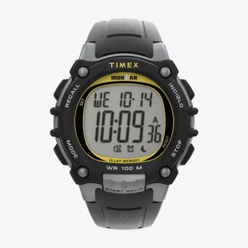 Timex Ironman Essential Mens Multi-Function Black Strap Watch Tw5m646009j